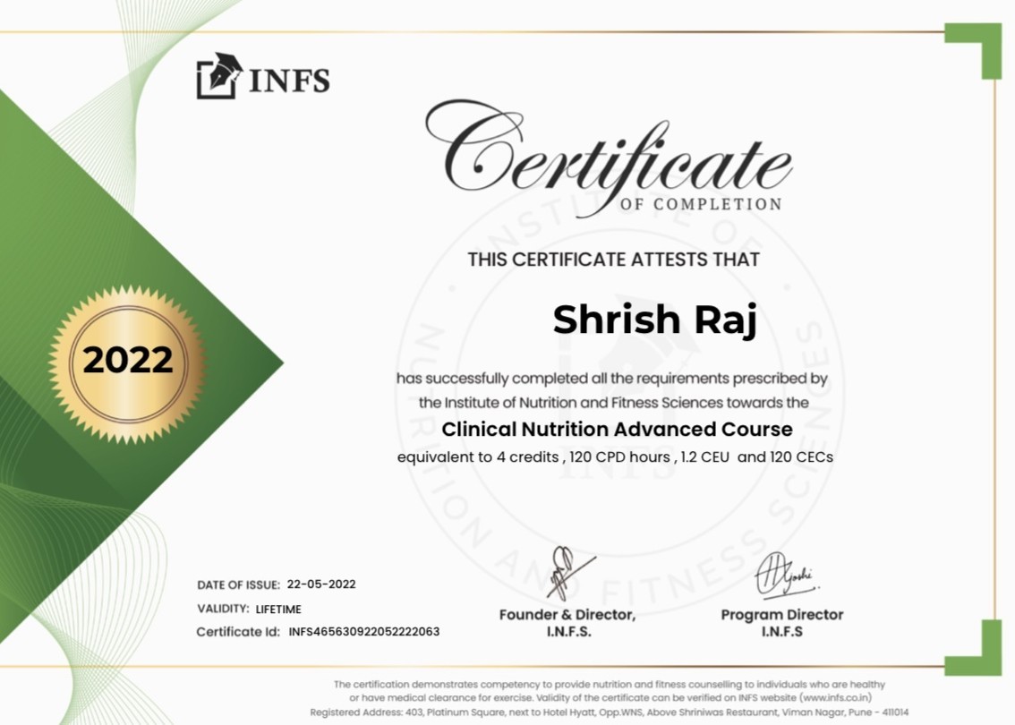 Clinical Nutrition Advanced Course